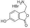 CAS 登录号：78219-08-6， 3-(氨基甲基)-6-羟基-3H-2-苯并呋喃-1-酮氢溴酸盐