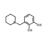 CAS 登录号：782418-43-3， 3-(1-哌啶基甲基)-1,2-苯二酚