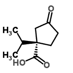 CAS#: 782493-13-4, (1S)-1-Isopropyl-3-oxocyclopentanecarboxylic acid