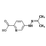 CAS#: 78273-21-9, 5-(2-Isopropylidenehydrazino)-2-pyridinecarboxylic acid