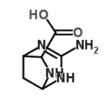 CAS 登录号：78314-79-1， 3-氨基-2,4,6-三氮杂双环[3.2.1]辛-2-烯-7-羧酸