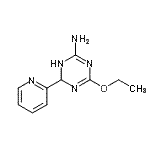 CAS 登录号：783247-61-0， 4-乙氧基-6-(2-吡啶基)-1,6-二氢-1,3,5-三嗪-2-胺