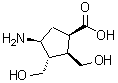 CAS 登录号：783297-96-1， (1R,2S,3S,4S)-4-氨基-2,3-二(羟基甲基)环戊烷羧酸