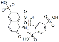 CAS 登录号：78335-10-1， (8Z)-8-[(2,5-二磺基苯基)亚肼基]-7-氧代萘-1,3-二磺酸