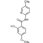 CAS#: 783370-95-6, 2-Hydroxy-4-methoxy-N-(5-methyl-2-pyridinyl)benzamide