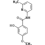 CAS 登录号：783370-96-7， 2-羟基-4-甲氧基-N-(6-甲基-2-吡啶基)苯甲酰胺