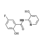 CAS#: 783371-17-5, 5-Fluoro-2-hydroxy-N-(3-hydroxy-2-pyridinyl)benzamide