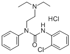 CAS 登录号：78371-89-8， 3-(2-氯苯基)-1-(2-二乙基氨基乙基)-1-苯基脲盐酸盐