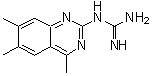 CAS 登录号：784-90-7， 1-(4,6,7-三甲基-2-喹唑啉基)胍