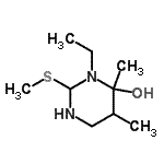 CAS 登录号：784077-52-7， 3-乙基-4,5-二甲基-2-(甲硫基)六氢-4-嘧啶醇