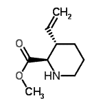CAS#: 784120-78-1, Methyl (2R,3S)-3-vinyl-2-piperidinecarboxylate