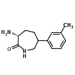 CAS 登录号：784156-08-7， (3R)-3-氨基-6-(3-甲基苯基)-2-氮杂环庚酮