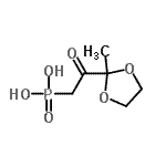 CAS 登录号：785034-43-7， [2-(2-甲基-1,3-二氧戊环-2-基)-2-氧代乙基]膦酸