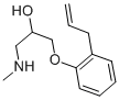 CAS 登录号：78510-05-1， 1-(2-烯丙基-苯氧基)-3-甲基氨基-丙-2-醇