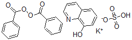 CAS 登录号：78515-96-5， 8-喹啉醇硫酸单钾盐(1:1)与过氧二苯甲酰混合物