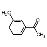 CAS 登录号：78523-44-1， 1-(5-甲基-1,5-环己二烯-1-基)乙酮