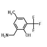 CAS 登录号：785720-54-9， 2-(氨基甲基)-4-甲基-6-(三氟甲基)苯酚