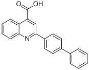 CAS 登录号：78660-92-1， 2-联苯-4-基-喹啉-4-羧酸