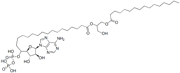 CAS#: 78679-19-3, [(2R)-3-[[[(2R,3S,4S,5R)-5-(6-Aminopurin-9-Yl)-3,4-Dihydroxyoxolan-2-Yl]Methoxy-Hydroxyphosphoryl]Oxy-Hydroxyphosphoryl]Oxy-2-Hexadecanoyloxypropyl] Hexadecanoate