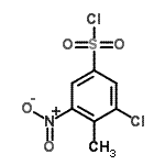 CAS 登录号：78726-74-6， 3-氯-4-甲基-5-硝基苯磺酰氯