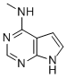 CAS 登录号：78727-16-9， N-甲基-7H-吡咯并[2,3-d]嘧啶-4-胺