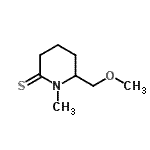 CAS 登录号：787636-53-7， 6-(甲氧基甲基)-1-甲基-2-哌啶硫酮