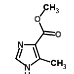 CAS 登录号：78892-68-9， 甲基4-甲基-1H-咪唑-5-羧酸酯