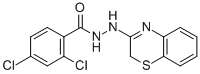 CAS 登录号：78959-11-2， N'-(2H-1,4-苯并噻嗪-3-基)-2,4-二氯苯甲酰肼