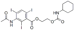CAS#: 78969-69-4, 2-(Cyclohexylcarbamoyloxy)Ethyl 3-Acetamido-2,4,6-Triiodobenzoate