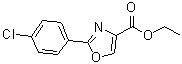 CAS 登录号：78979-62-1， 2-(4-氯苯基)-1,3-恶唑-4-羧酸乙酯