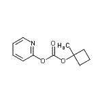CAS#: 790305-12-3, 1-Methylcyclobutyl 2-pyridinyl carbonate