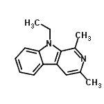 CAS#: 790605-42-4, 9-Ethyl-1,3-dimethyl-9H-beta-carboline