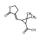 CAS#: 790612-67-8, 2,2-Dimethyl-3-[(E)-(2-oxodihydro-3(2H)-furanylidene)methyl]cyclopropanecarboxylic acid