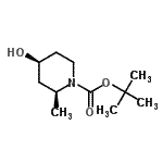 CAS#: 790667-99-1, 2-Methyl-2-propanyl (2S,4S)-4-hydroxy-2-methyl-1-piperidinecarboxylate