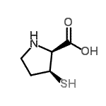 CAS 登录号：79068-22-7， (3S)-3-硫基-D-脯氨酸