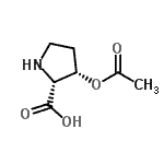 CAS 登录号：79068-26-1， (3S)-3-乙酰氧基-D-脯氨酸