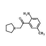 CAS#: 791015-18-4, 1-(2-Amino-5-methylphenyl)-2-(1-pyrrolidinyl)ethanone