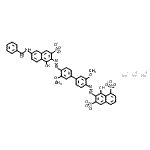 CAS 登录号：79135-81-2， 三钠7-[(4'-{[6-(苯甲酰基氨基)-1-羟基-3-磺酸-2-萘基]偶氮}-3,3'-二甲氧基-4-联苯基)偶氮]-8-羟基-1,6-萘二磺酸酯