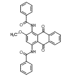 CAS#: 79135-86-7, N,N'-(2-Methoxy-9,10-dioxo-9,10-dihydroanthracene-1,4-diyl)dibenzamide