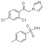CAS 登录号：79146-63-7， 1-(2,4-二氯苯基)-2-(1H-咪唑-1-基)乙酮 4-甲基苯磺酸盐(1:1)