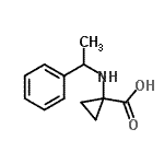CAS 登录号：791555-07-2， 1-[(1-苯基乙基)氨基]环丙烷羧酸