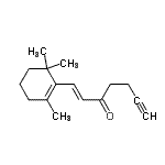 CAS 登录号：791627-32-2， (1E)-1-(2,6,6-三甲基-1-环己烯-1-基)-1-庚烯-6-炔-3-酮