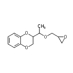 CAS#: 79164-79-7, 2-[1-(2-Oxiranylmethoxy)ethyl]-2,3-dihydro-1,4-benzodioxine