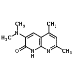 CAS 登录号：791723-11-0， 3-(二甲基氨基)-5,7-二甲基-1,8-萘啶-2(1H)-酮