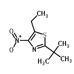 CAS 登录号：791725-94-5， 5-乙基-2-(2-甲基-2-丙基)-4-硝基-1,3-噻唑