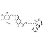 CAS#: 79181-75-2, N-[4-(4,6-Dioxo-5-phenylhexahydro-5-pyrimidinyl)butyl]-7-(beta-D-galactopyranosyloxy)-2-oxo-2H-chromene-3-carboxamide