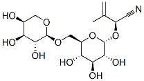 CAS 登录号：79197-21-0， (2S)-3-甲基-2-[(2R,3R,4S,5S,6R)-3,4,5-三羟基-6-[[(2S,3R,4S,5S)-3,4,5-三羟基四氢吡喃-2-基]氧基甲基]四氢吡喃-2-基]氧基丁-3-烯腈