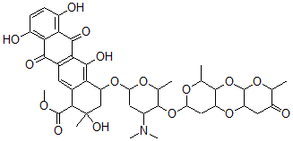 CAS#: 79206-72-7, 1-Hydroxyauramycin B