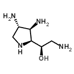 CAS 登录号：792128-85-9， (1R)-2-氨基-1-[(2S,3R,4S)-3,4-二氨基-2-吡咯烷基]乙醇