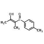CAS 登录号：792159-12-7， (2Z)-3-[(4-甲基苯基)亚磺酰]-2-丁烯-2-醇